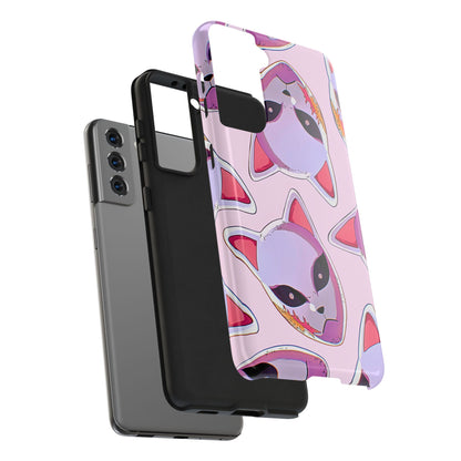 Sabito Fox Mask Pattern Tough Phone Case | Anime - Demon Slayer