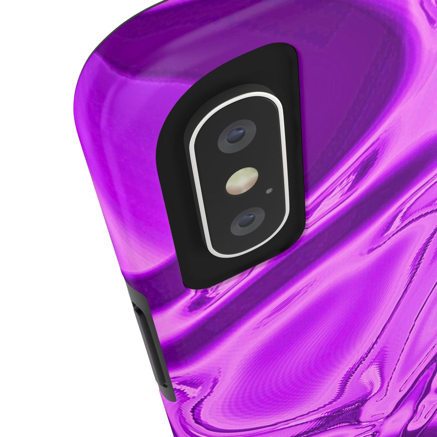 Liquid Metal Purple Tough Phone Case | Aesthetic