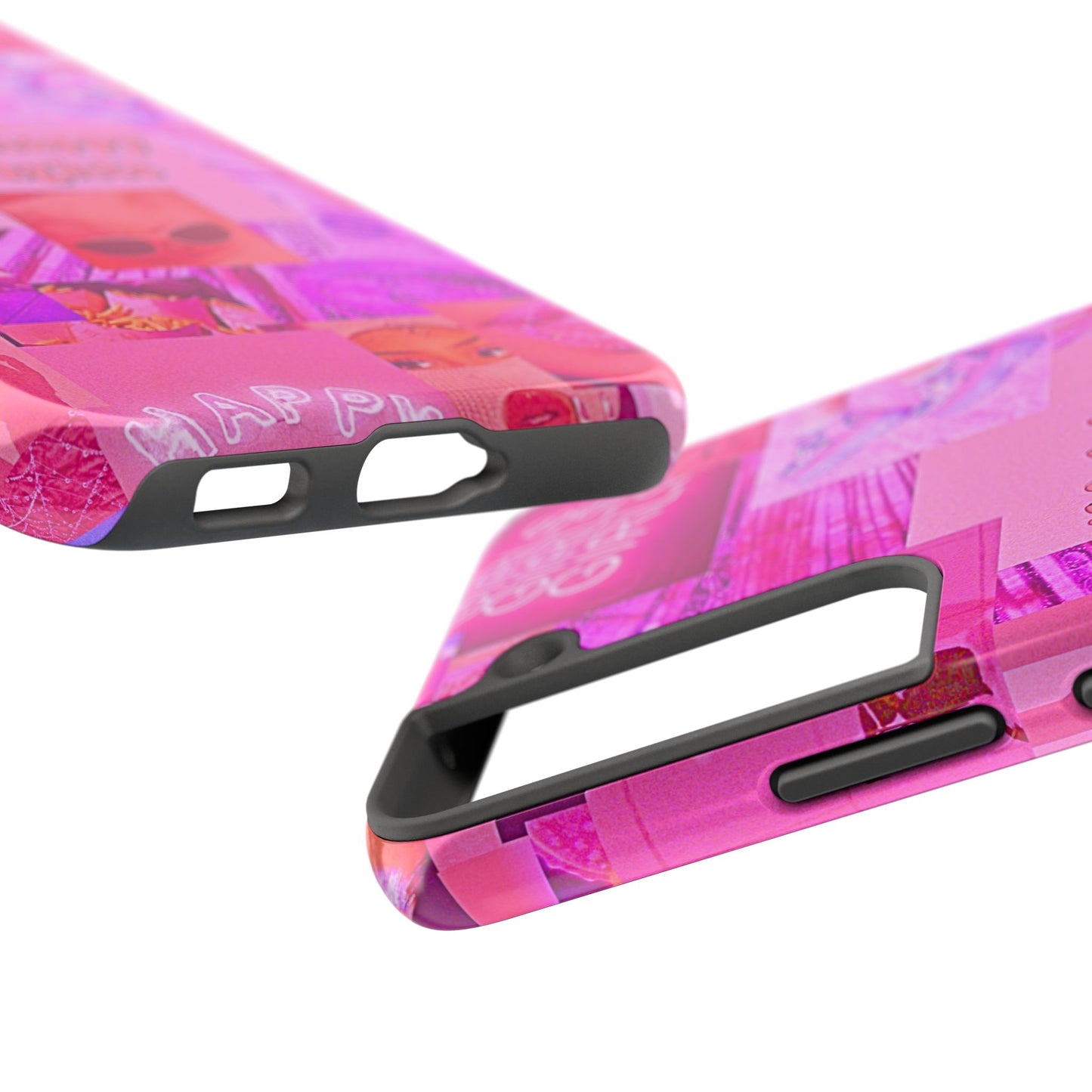 Think Happy Thoughts Pink Tough Phone Case | Aesthetic
