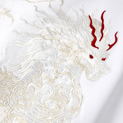 KH868 Gallant Lion Embroidery Tee