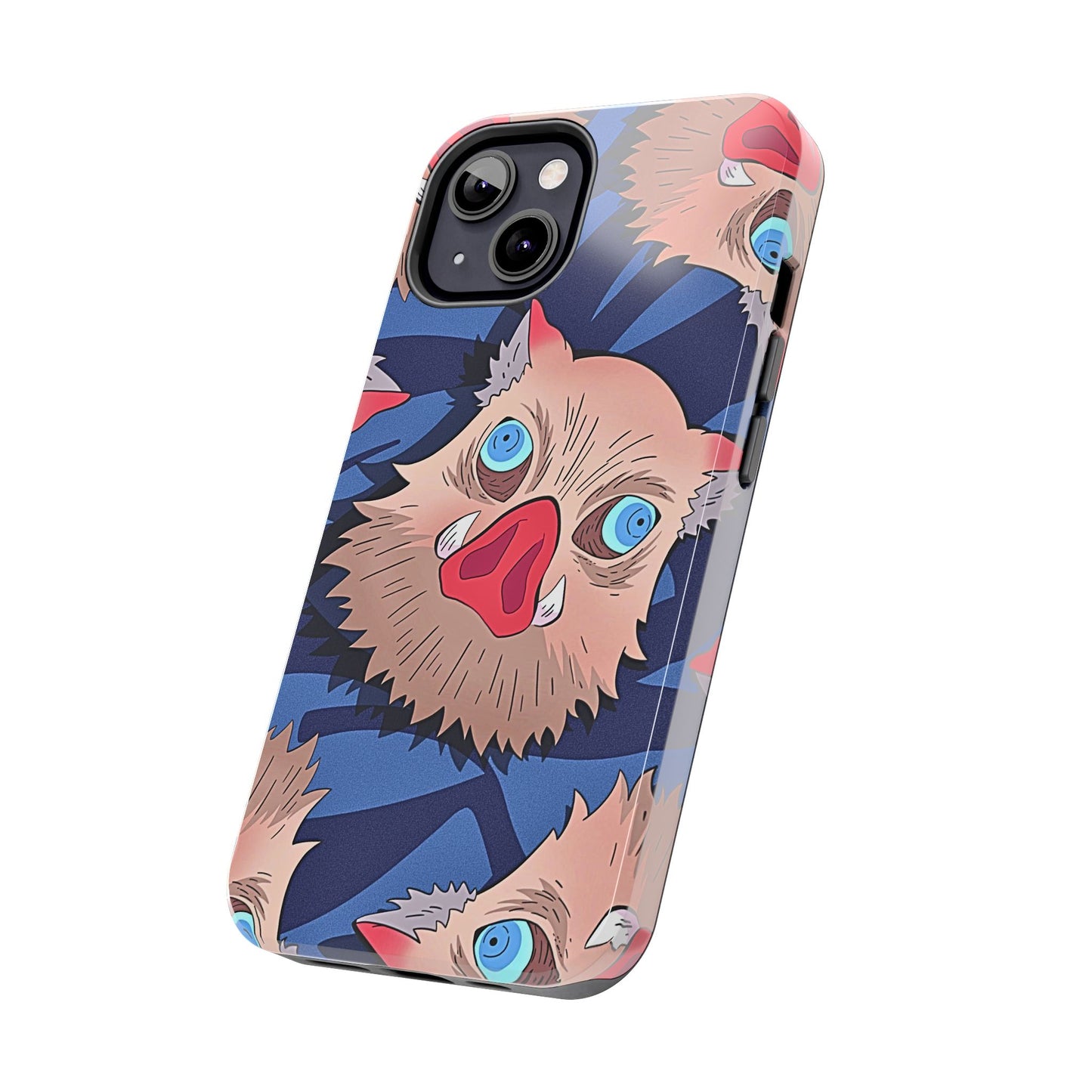 Inosuke Hashibira Head Pattern Tough Phone Case | Anime - Demon Slayer