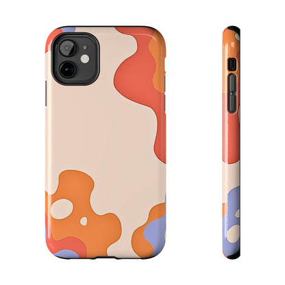 Funda resistente para teléfono con diseño de pastel líquido de verano | Estética