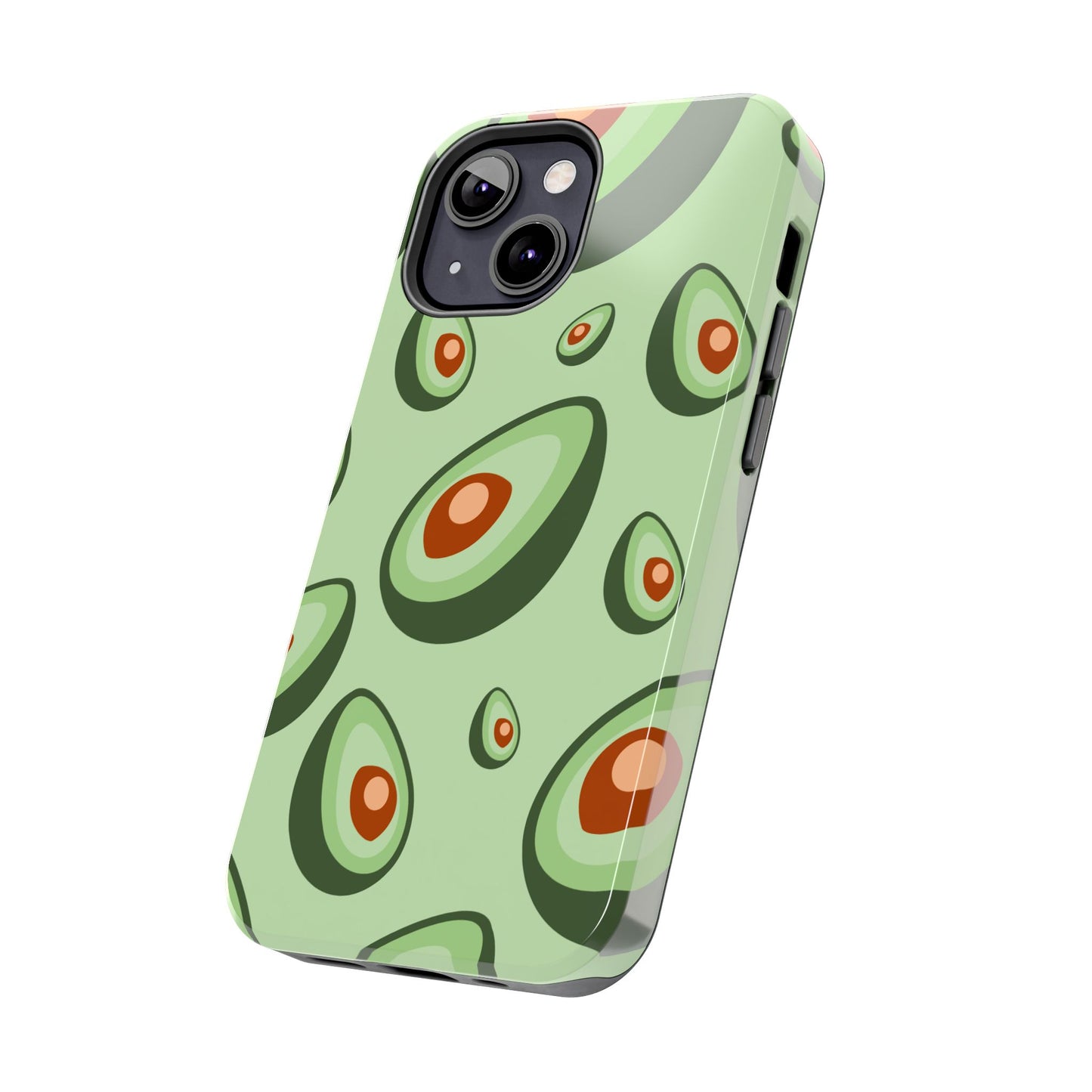 Trendy Avocado Pattern Green Aesthetic Minimal Fruit Phone Case | Food