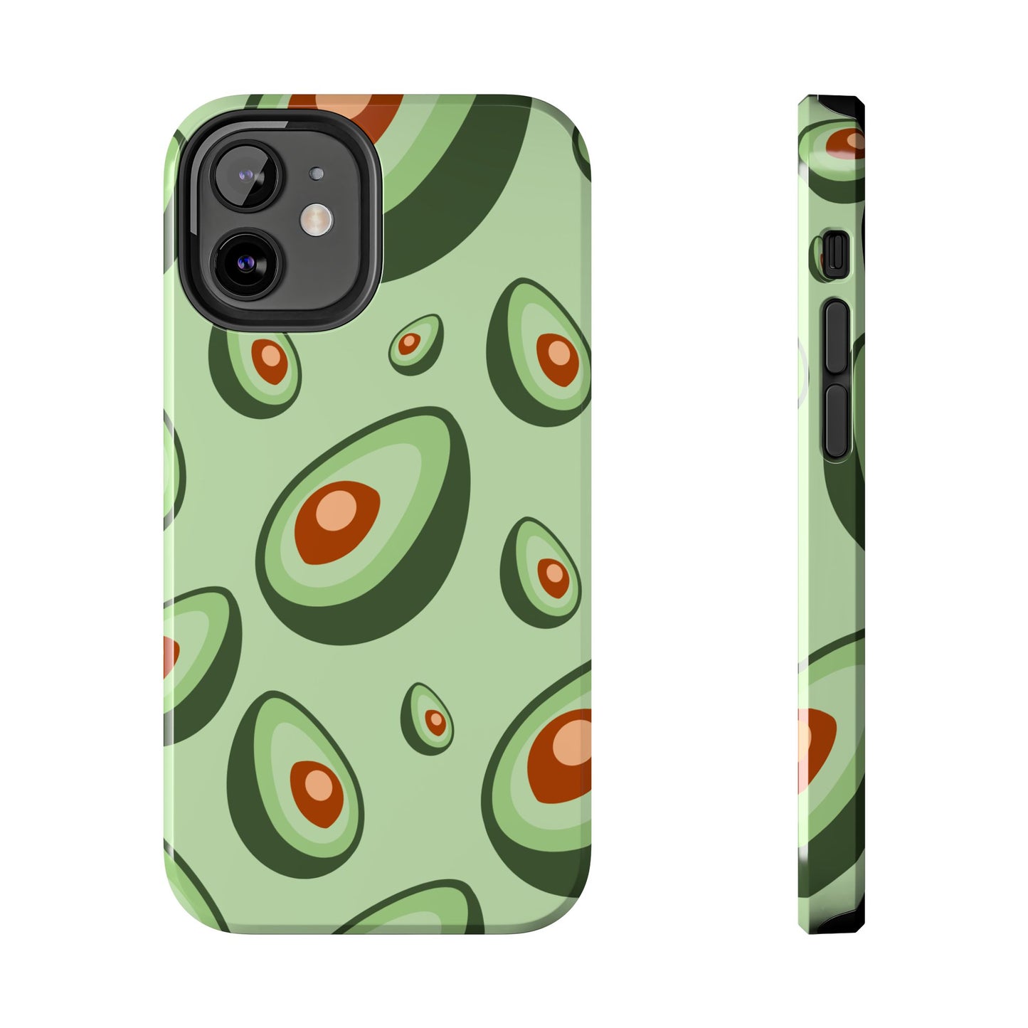 Trendy Avocado Pattern Green Aesthetic Minimal Fruit Phone Case | Food