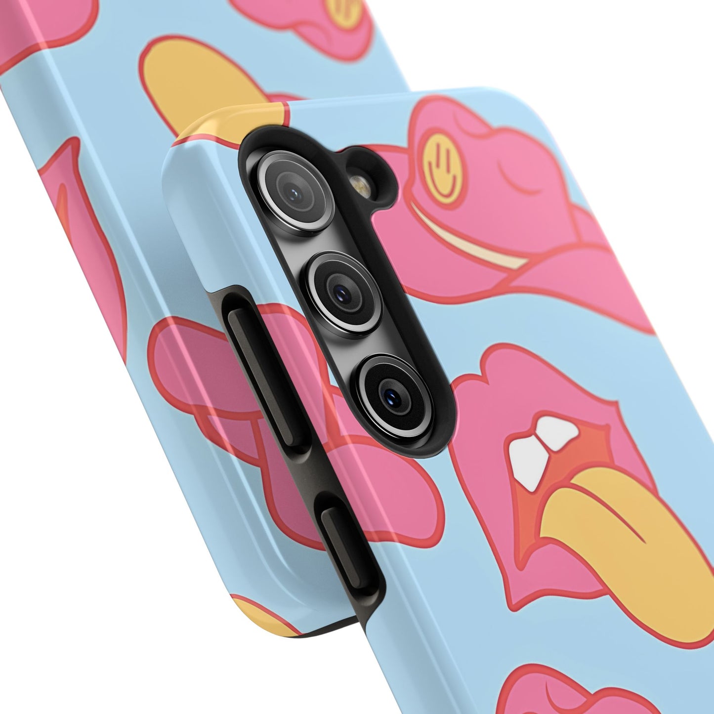Funda resistente para teléfono con estampado de sombrero vaquero y labios sensuales (versión 1) | Estética