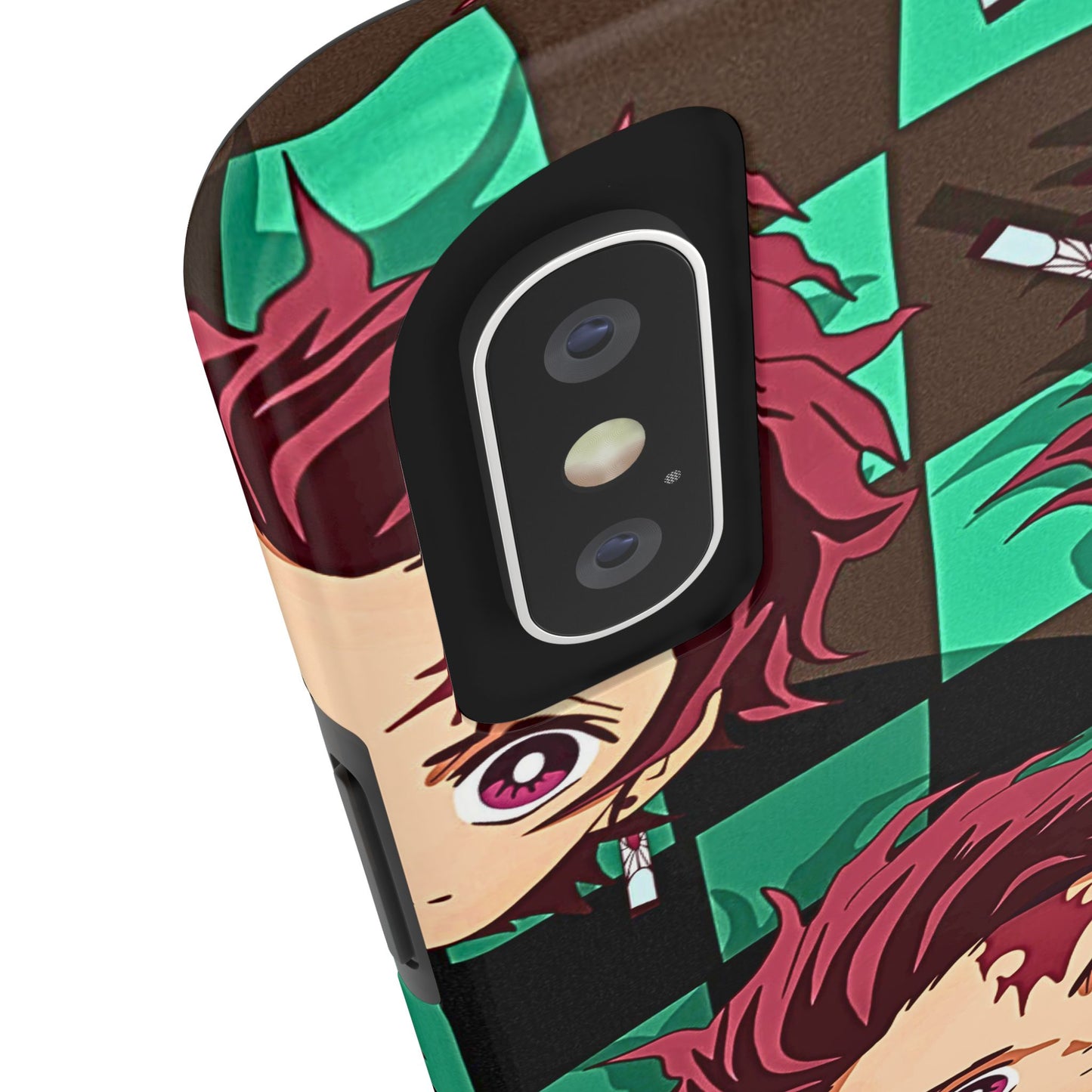 Tanjiro Kamado Head Pattern Tough Phone Case | Anime - Demon Slayer
