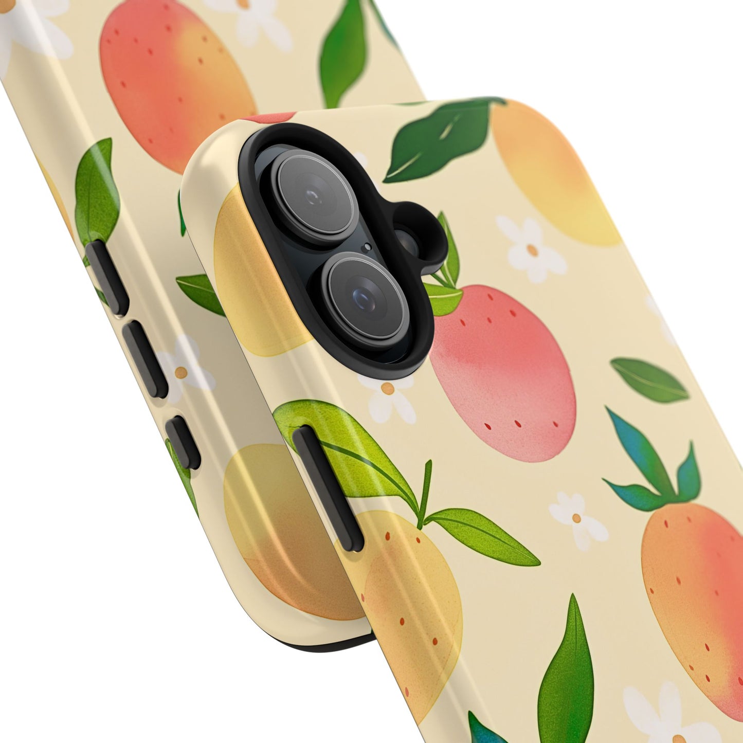 Mango Orange Fruit Pattern Tough Phone Case | Aesthetic