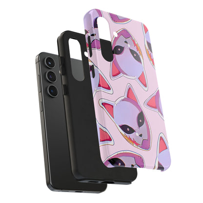Sabito Fox Mask Pattern Tough Phone Case | Anime - Demon Slayer