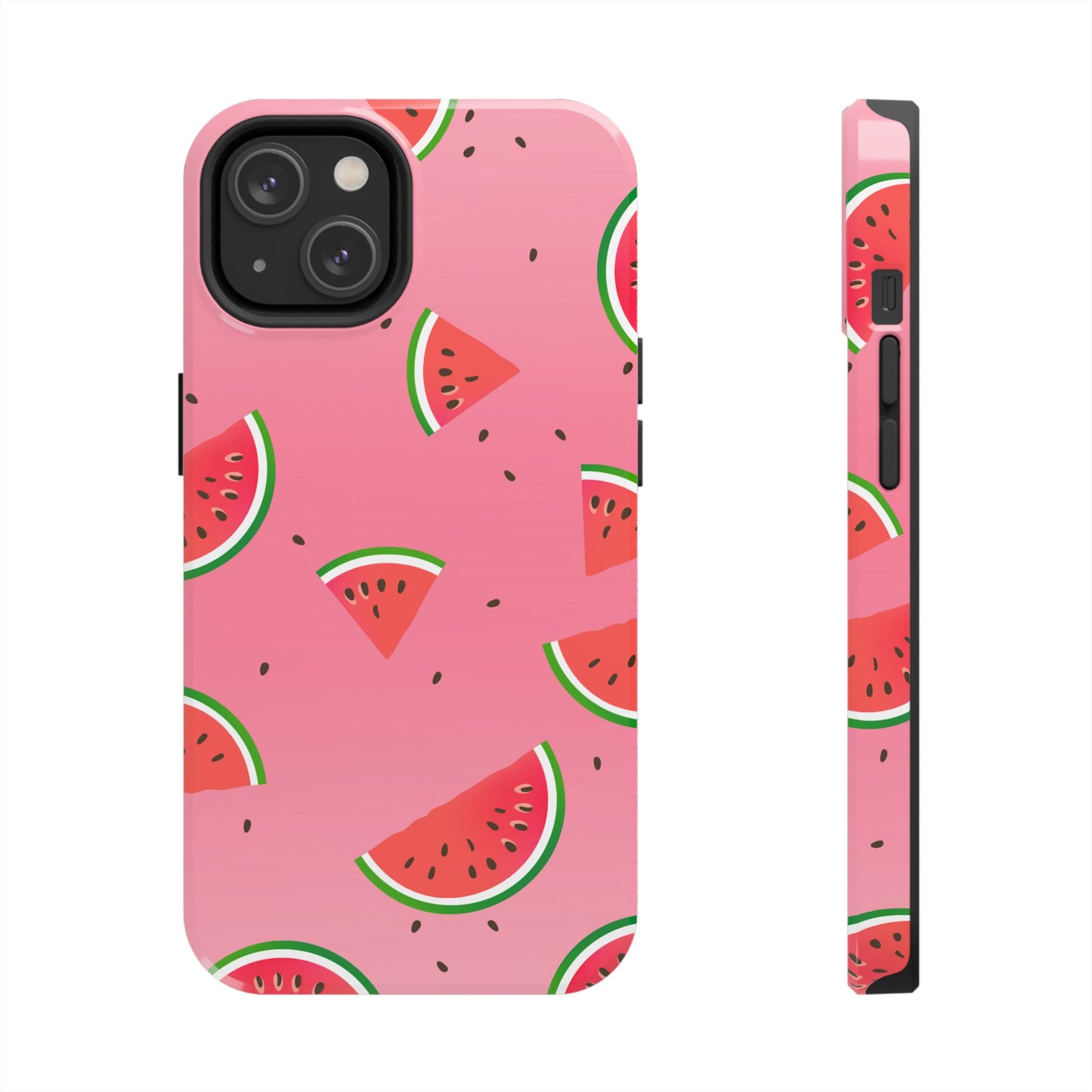 Pink and Red Gradient Watermelon Tough Phone Case | Food
