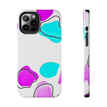 Abstract Shapes Preppy Pastel Style (Version 2) Tough Phone Case | Aesthetic