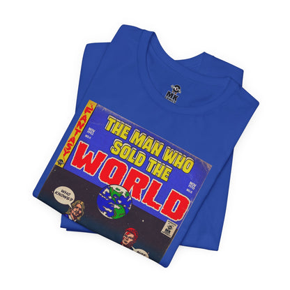 Bowie & Cobain - The Man Who Sold the World - Unisex Jersey Short Sleeve Tee