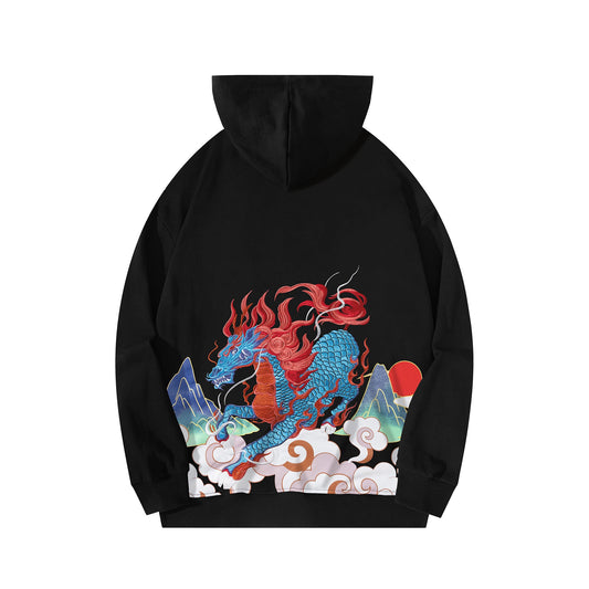 KH9240 Demon Horse Embroidery Hoodie