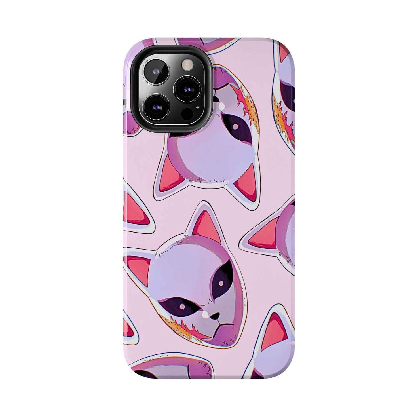 Sabito Fox Mask Pattern Tough Phone Case | Anime - Demon Slayer