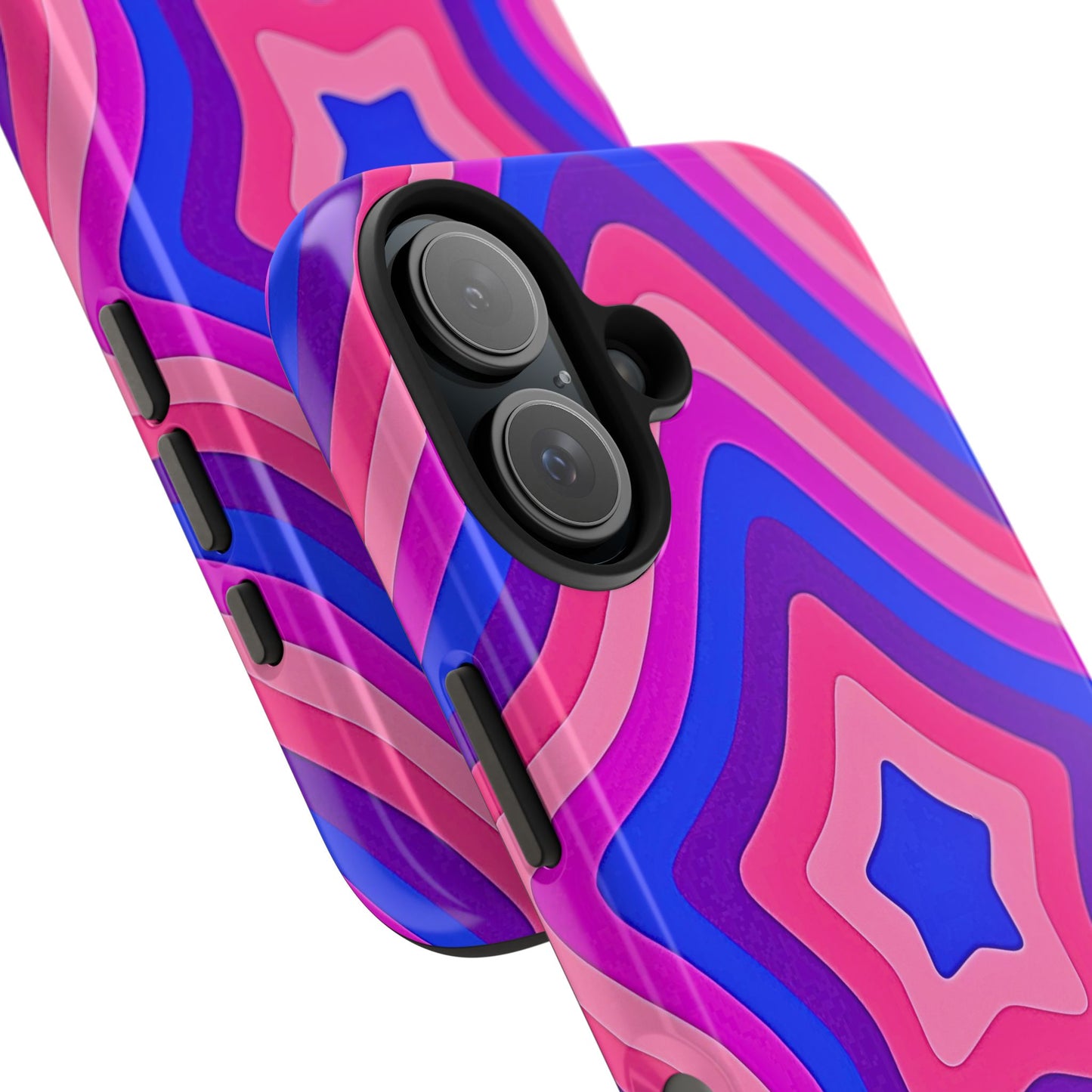 Funda resistente para teléfono con diseño de estrella retro | Estética