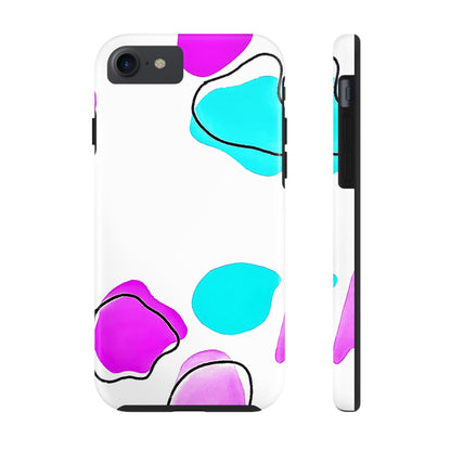 Abstract Shapes Preppy Pastel Style (Version 2) Tough Phone Case | Aesthetic