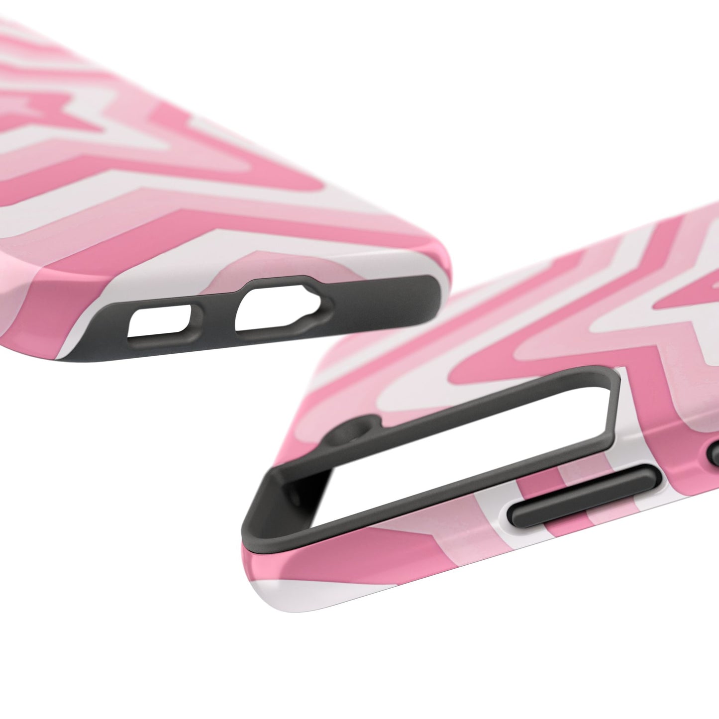 Pink Preppy Star Pattern Style Tough Phone Case | Aesthetic