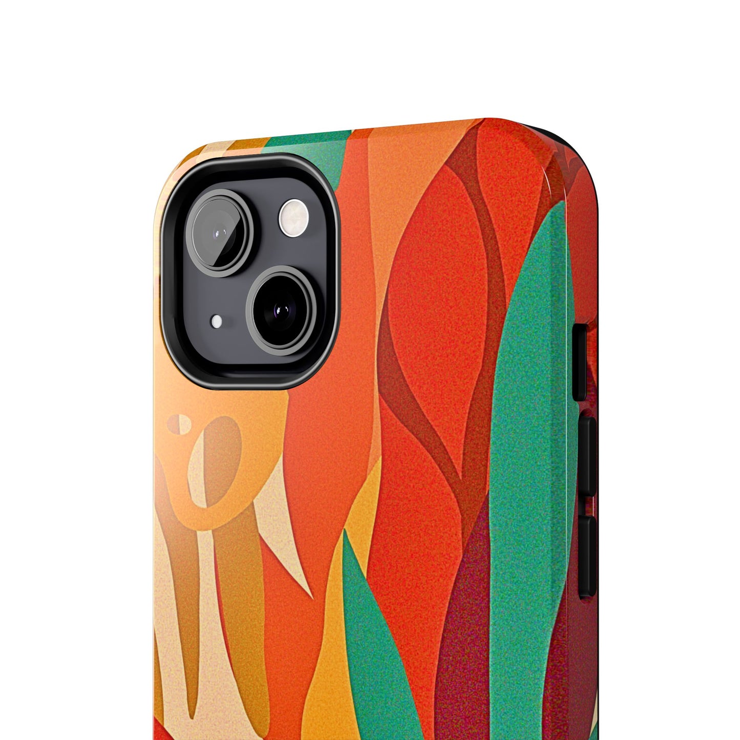 Abstract Autumn Leaves Tough Phone Case | Aesthetic