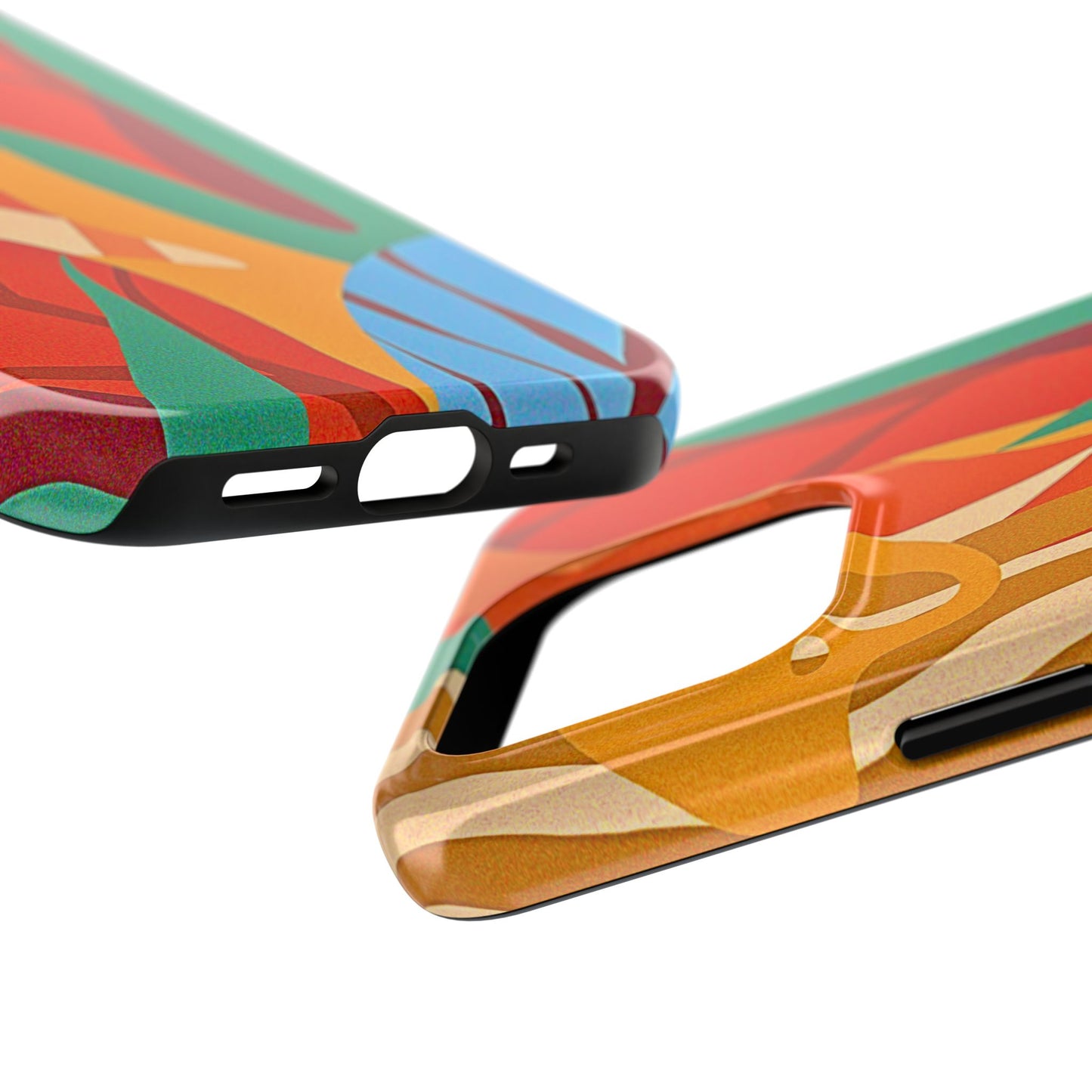 Abstract Autumn Leaves Tough Phone Case | Aesthetic