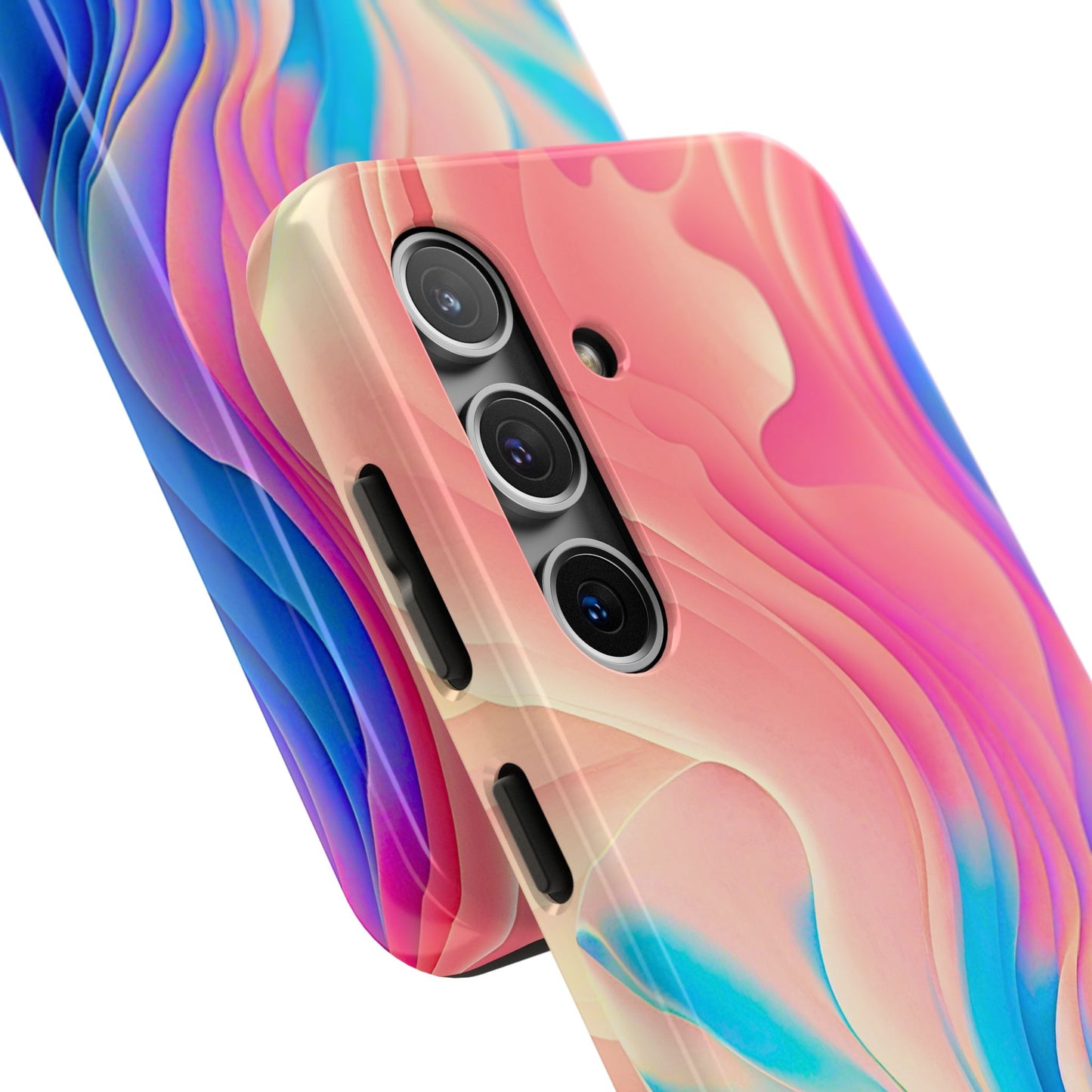 Abstract Pastel Waves Tough Phone Case | Aesthetic