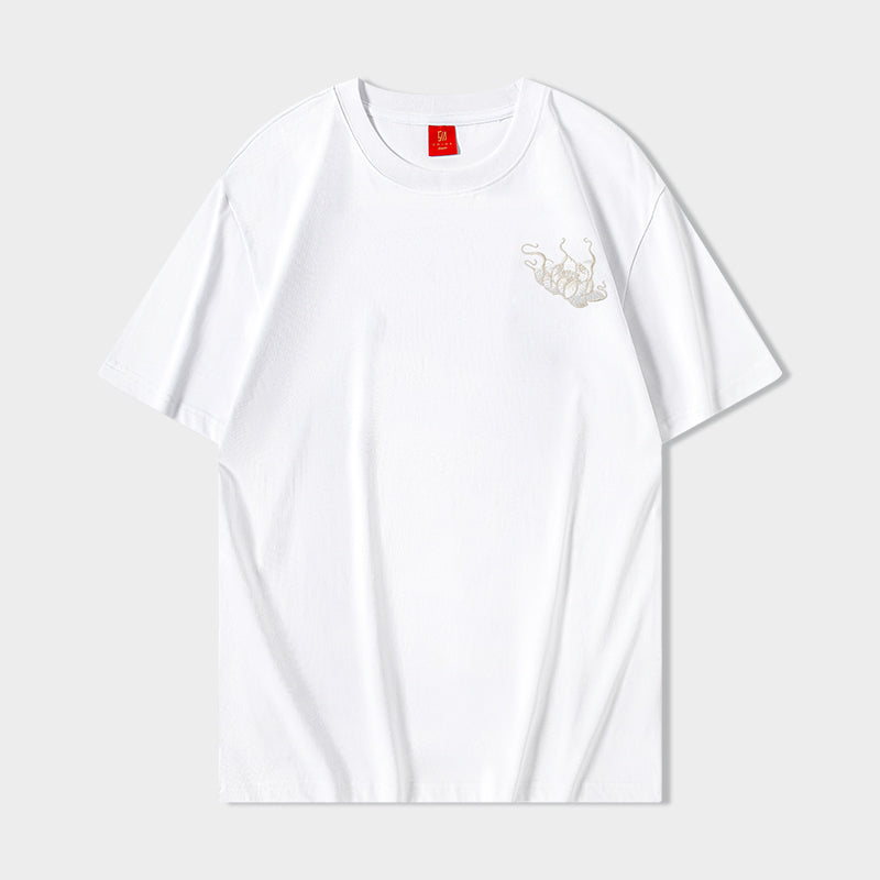 KH868 Gallant Lion Embroidery Tee