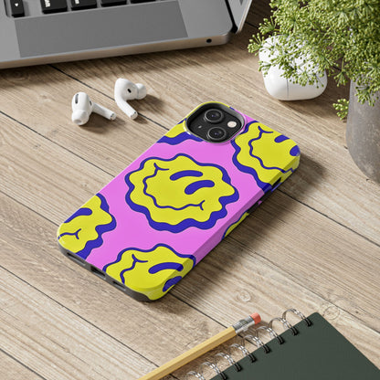 Waving Smile Preppy Tough Phone Case | Aesthetic