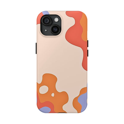 Funda resistente para teléfono con diseño de pastel líquido de verano | Estética