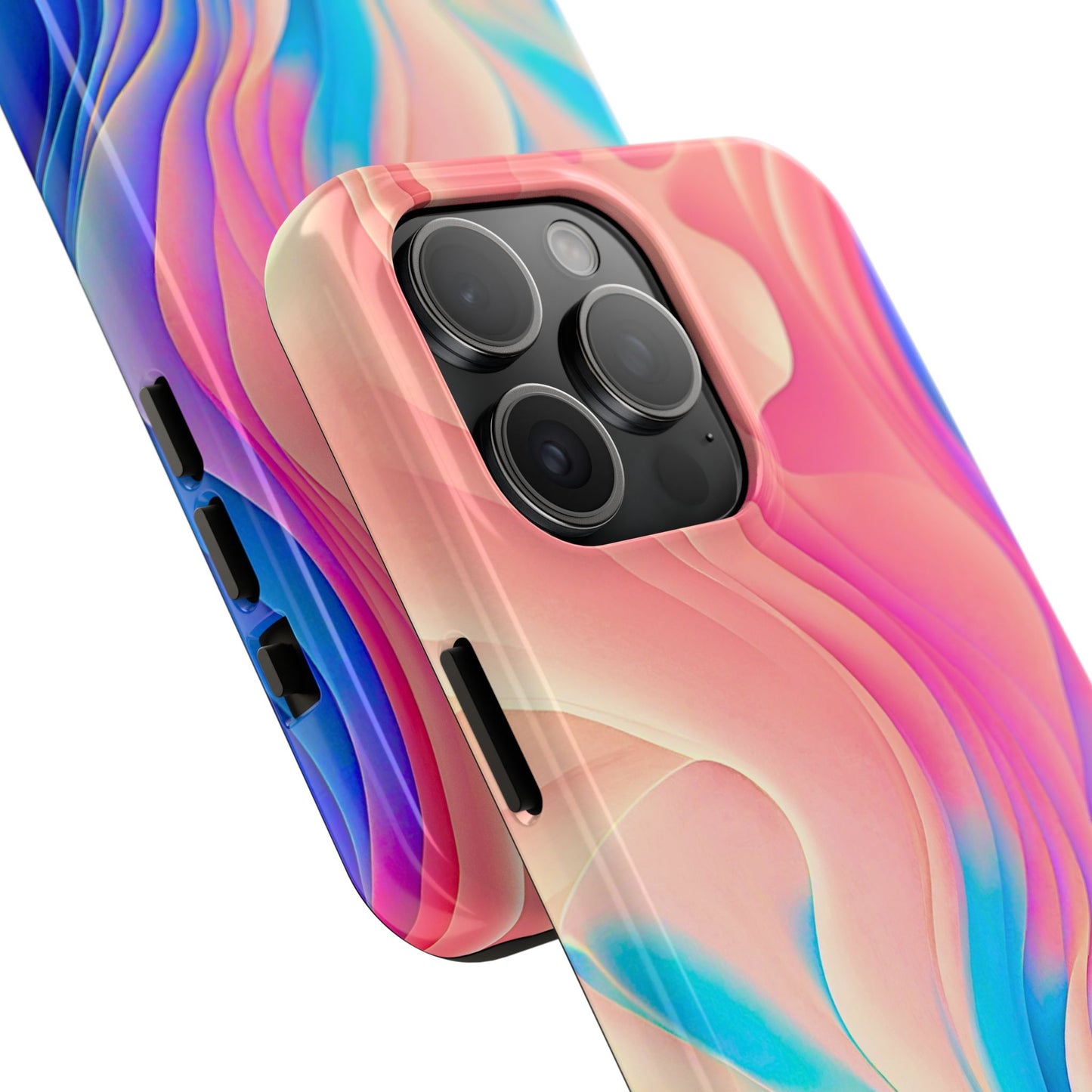 Abstract Pastel Waves Tough Phone Case | Aesthetic