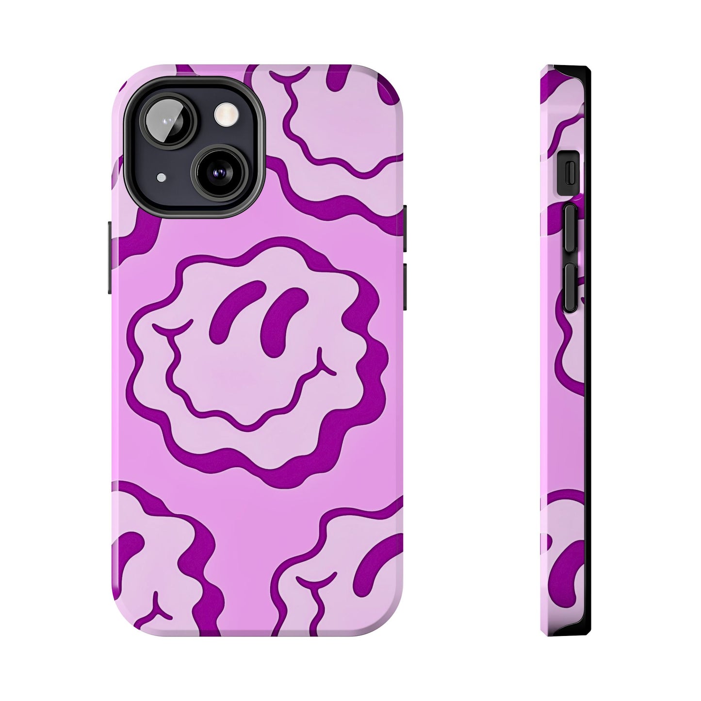 Waving Smile Preppy Pinky Tough Phone Case | Aesthetic