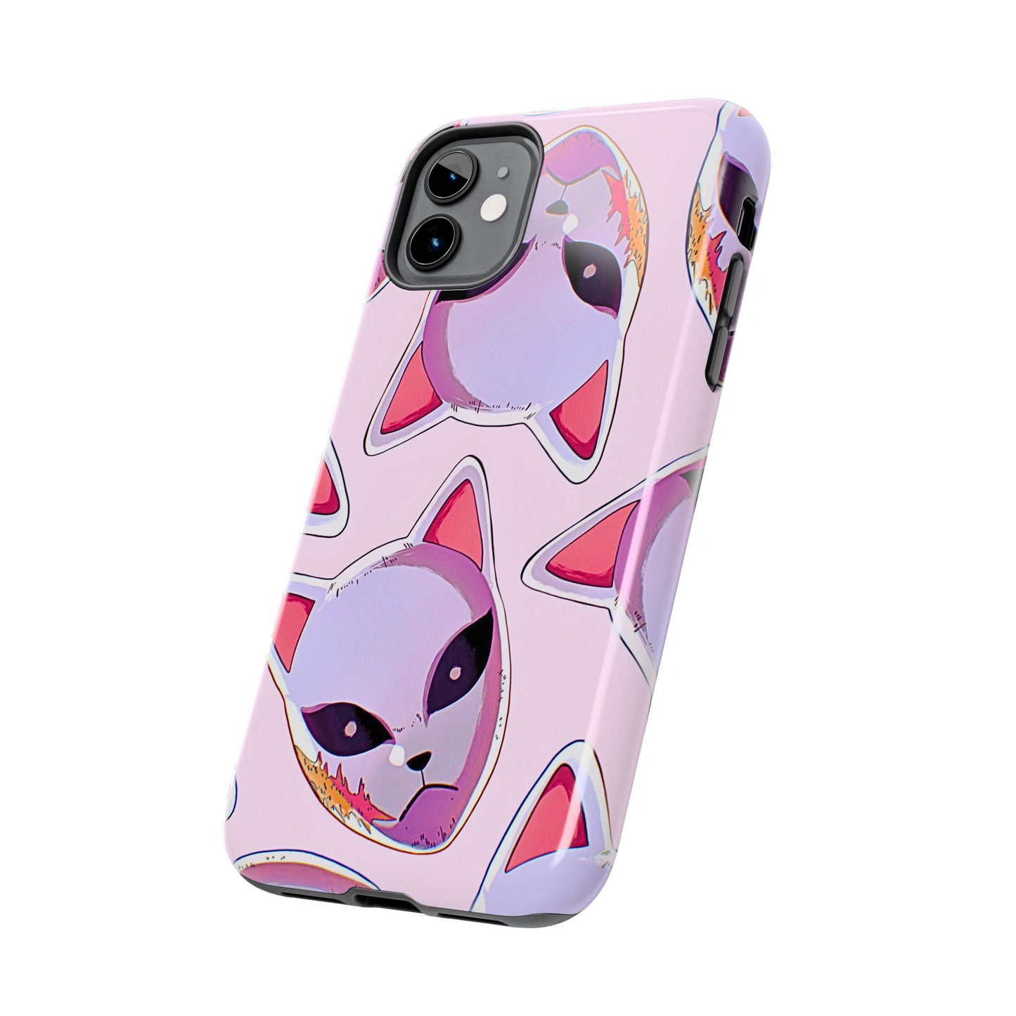 Sabito Fox Mask Pattern Tough Phone Case | Anime - Demon Slayer
