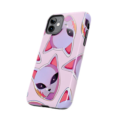 Sabito Fox Mask Pattern Tough Phone Case | Anime - Demon Slayer