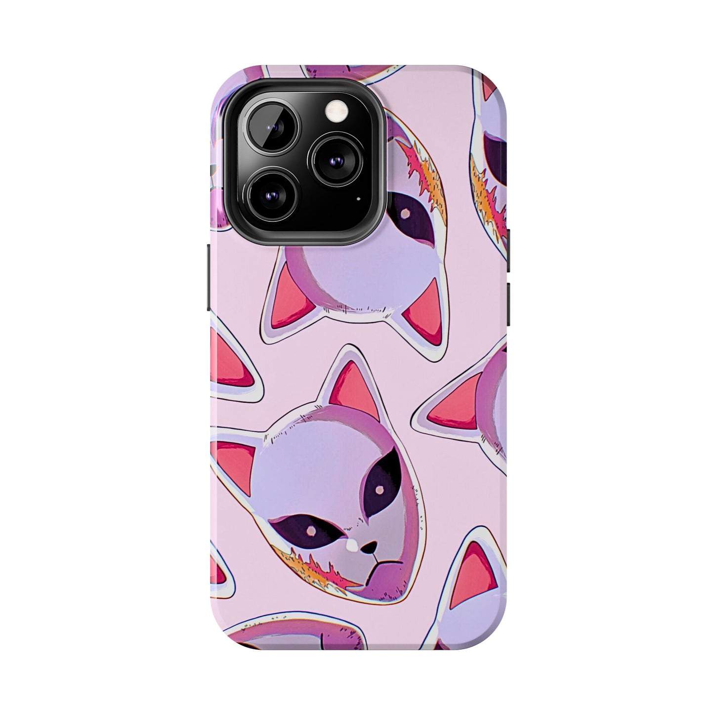 Sabito Fox Mask Pattern Tough Phone Case | Anime - Demon Slayer