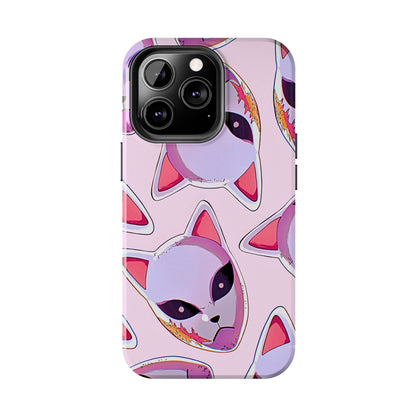 Sabito Fox Mask Pattern Tough Phone Case | Anime - Demon Slayer