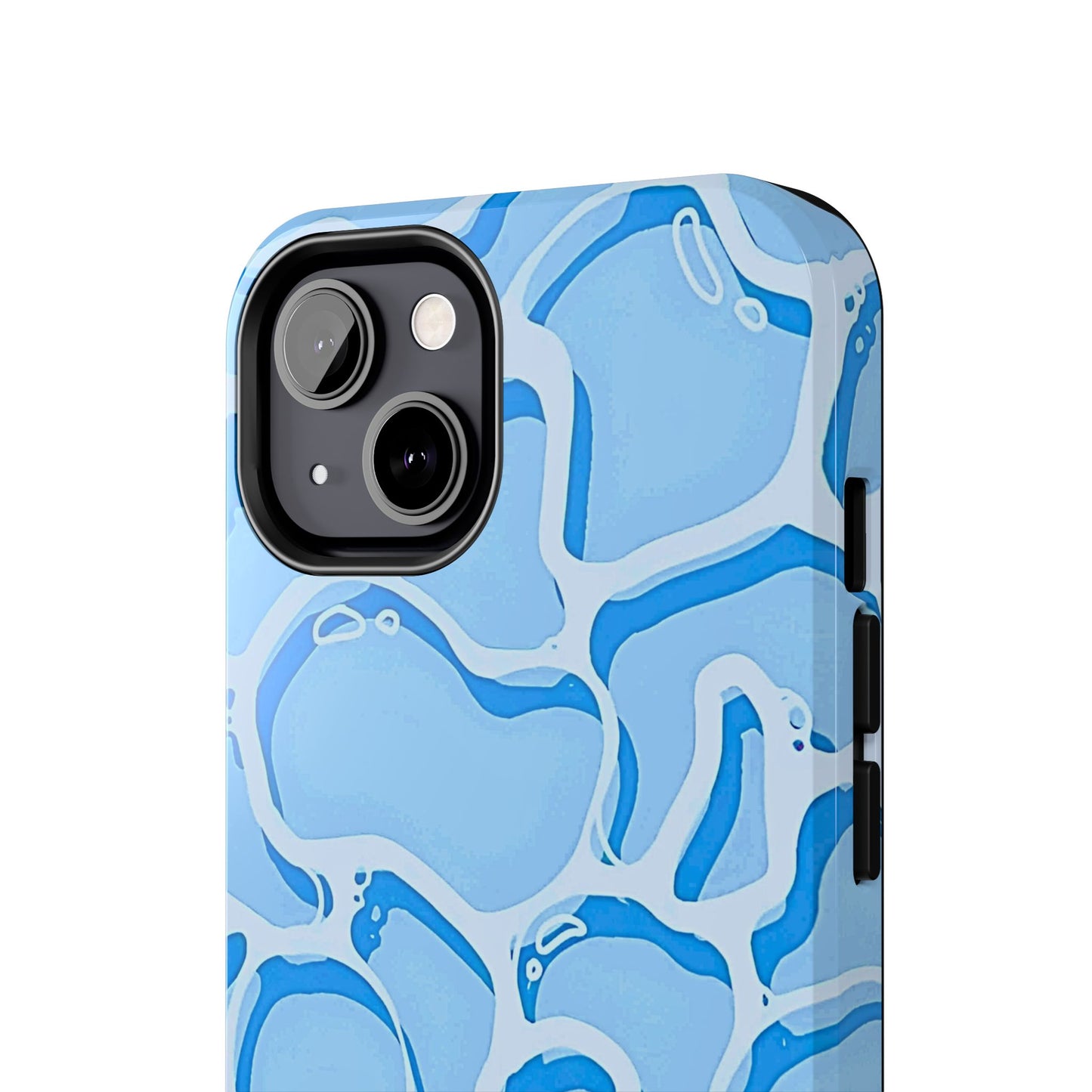 Funda resistente para teléfono con estampado de agua de piscina | Estética