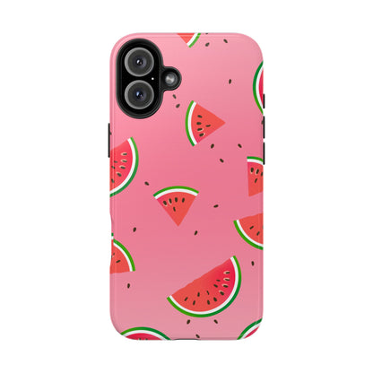 Pink and Red Gradient Watermelon Tough Phone Case | Food