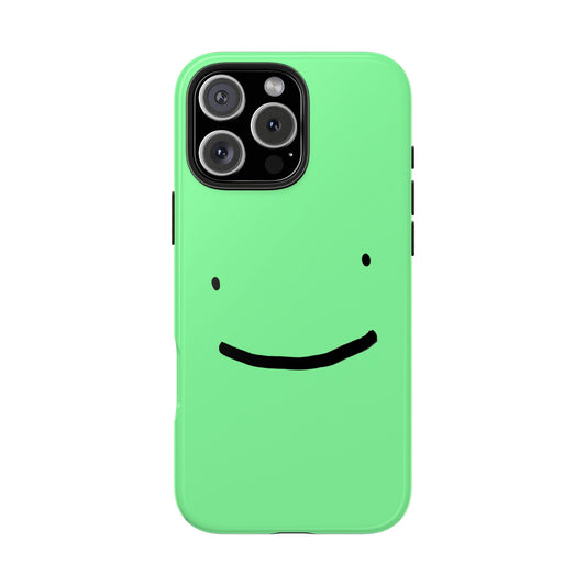 Simple Smile Green Face Tough Phone Case | Other