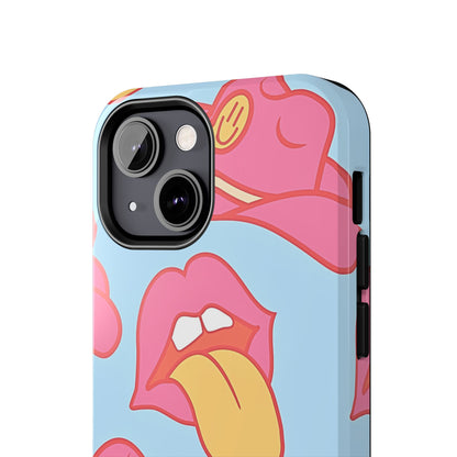 Funda resistente para teléfono con estampado de sombrero vaquero y labios sensuales (versión 1) | Estética