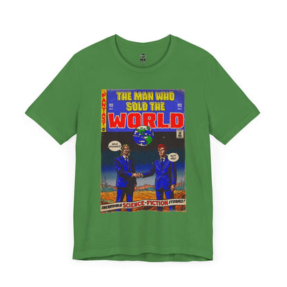 Bowie & Cobain - The Man Who Sold the World - Unisex Jersey Short Sleeve Tee