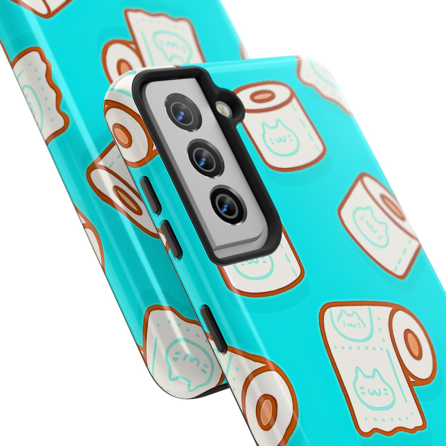 Funda resistente para teléfono con estampado de papel higiénico kawaii | Estética