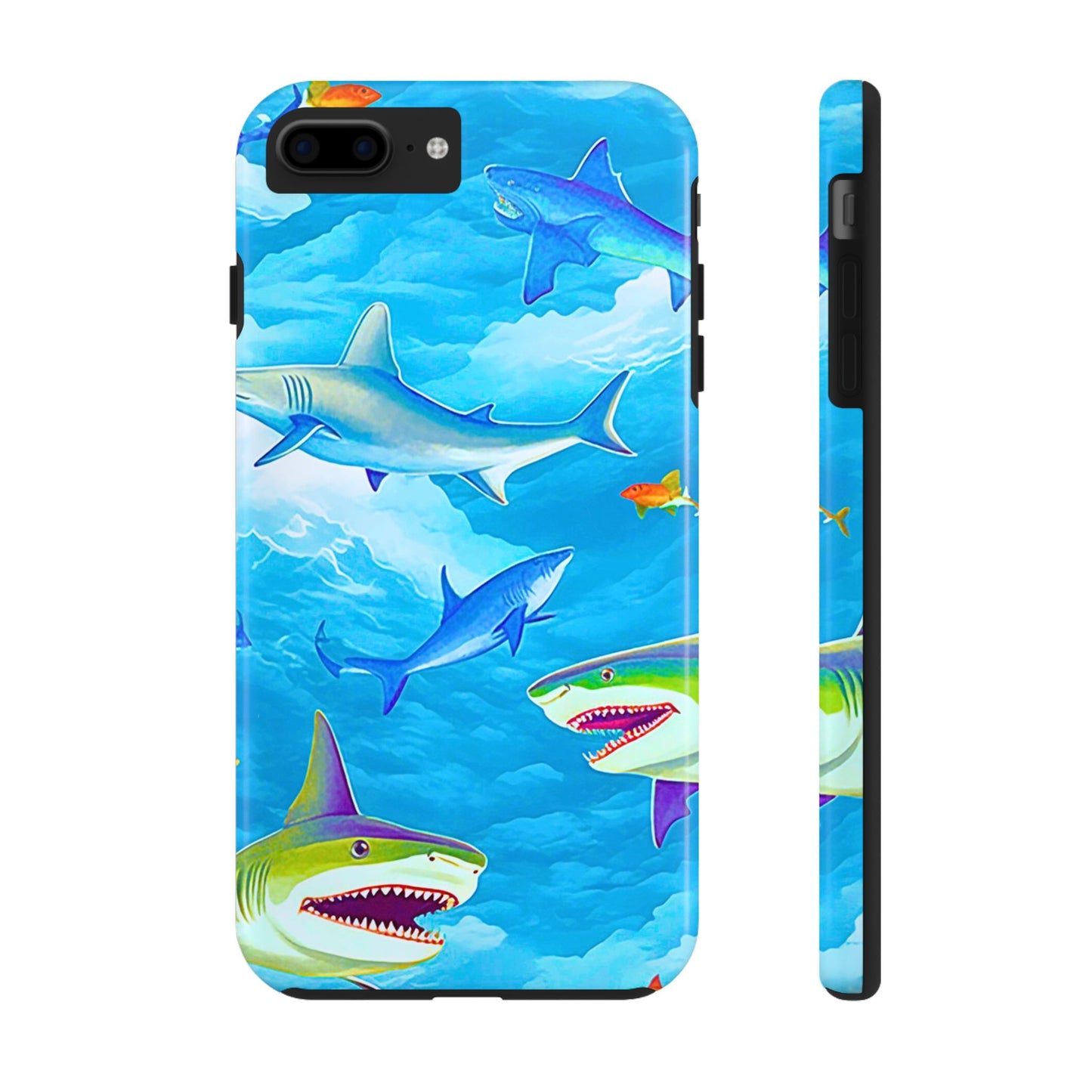 Sharks in the Sky Pattern Style Tough Phone Case | Animals