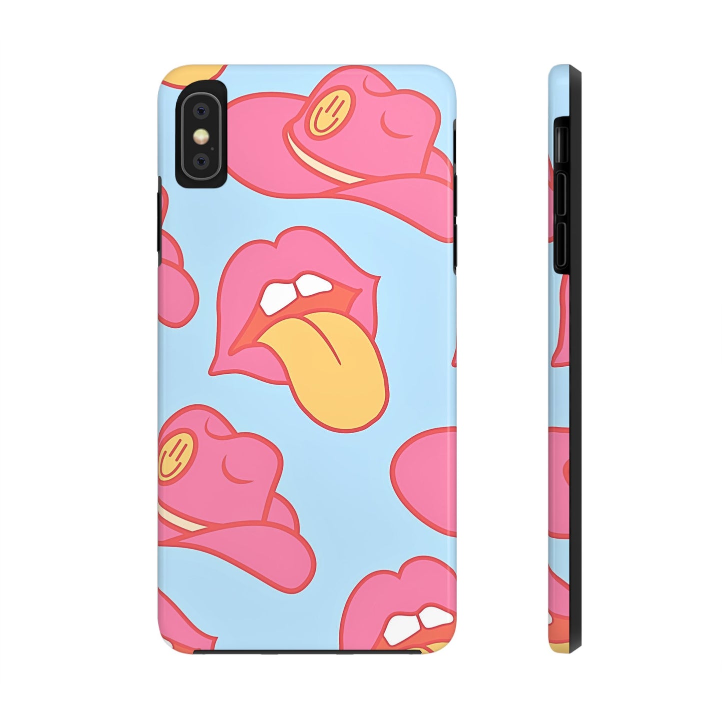 Funda resistente para teléfono con estampado de sombrero vaquero y labios sensuales (versión 1) | Estética