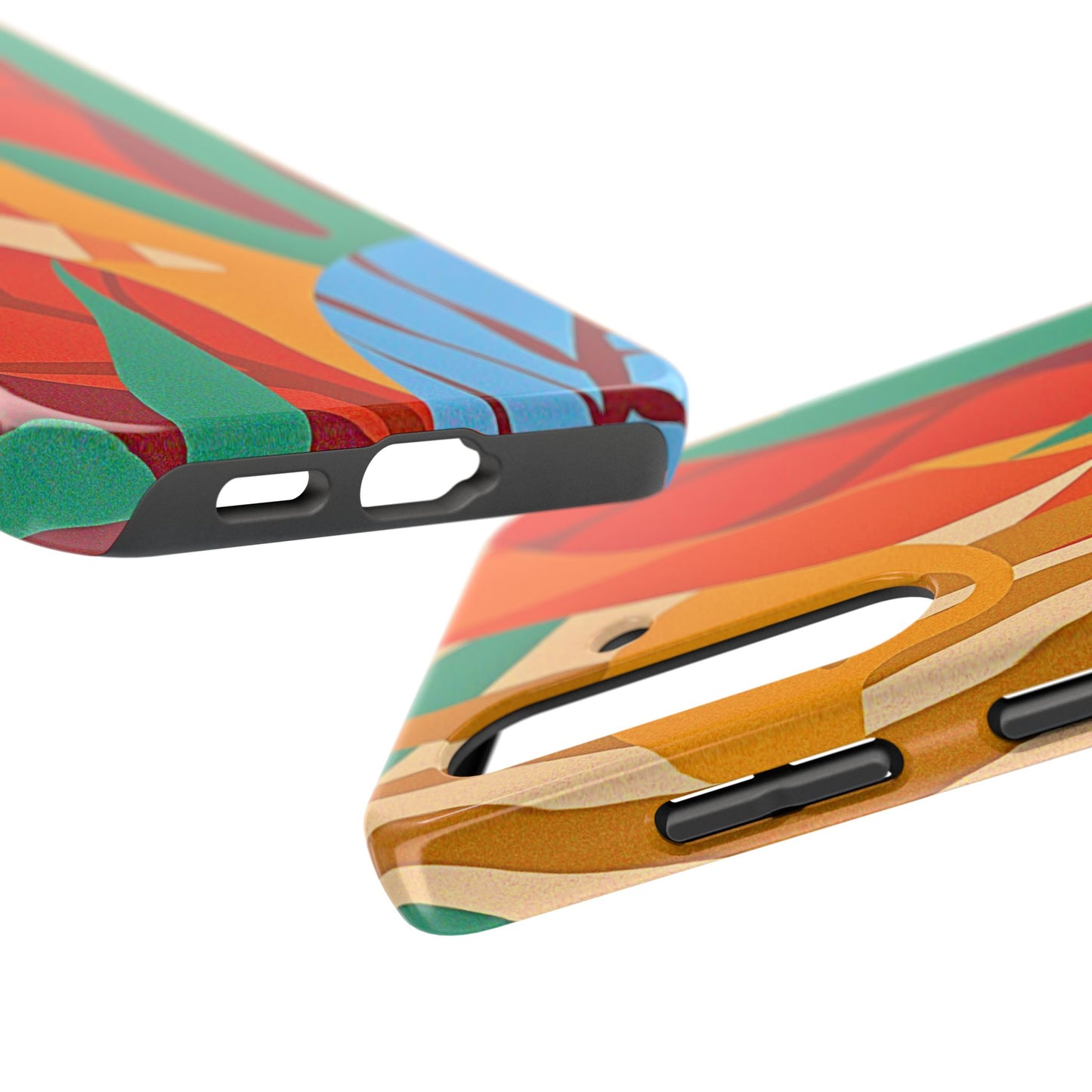 Abstract Autumn Leaves Tough Phone Case | Aesthetic
