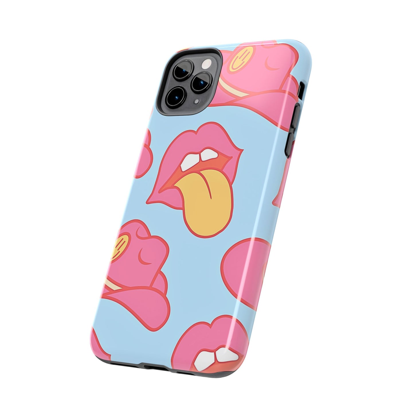 Funda resistente para teléfono con estampado de sombrero vaquero y labios sensuales (versión 1) | Estética