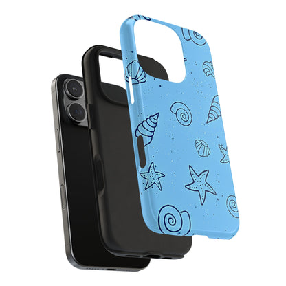 Funda resistente para teléfono Shells azul claro | Estética