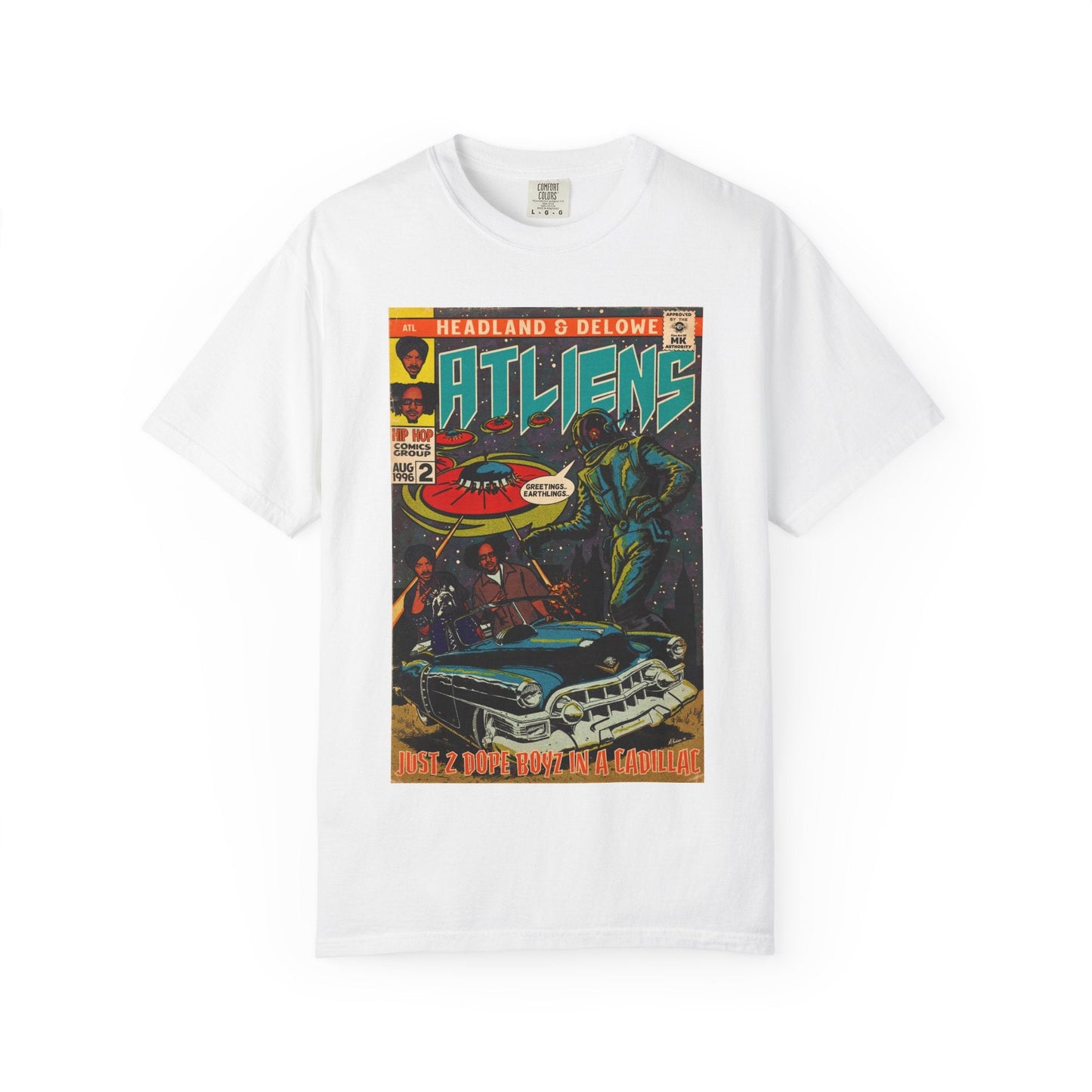 ATLiens - 2 Dope Boyz in a Cadillac - Unisex Comfort Colors T-shirt