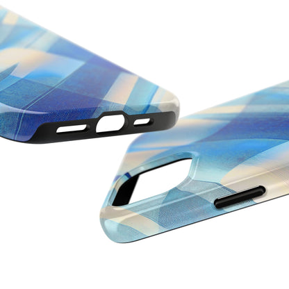 Pastel Plaid Pattern Clean Tough Phone Case | Aesthetic