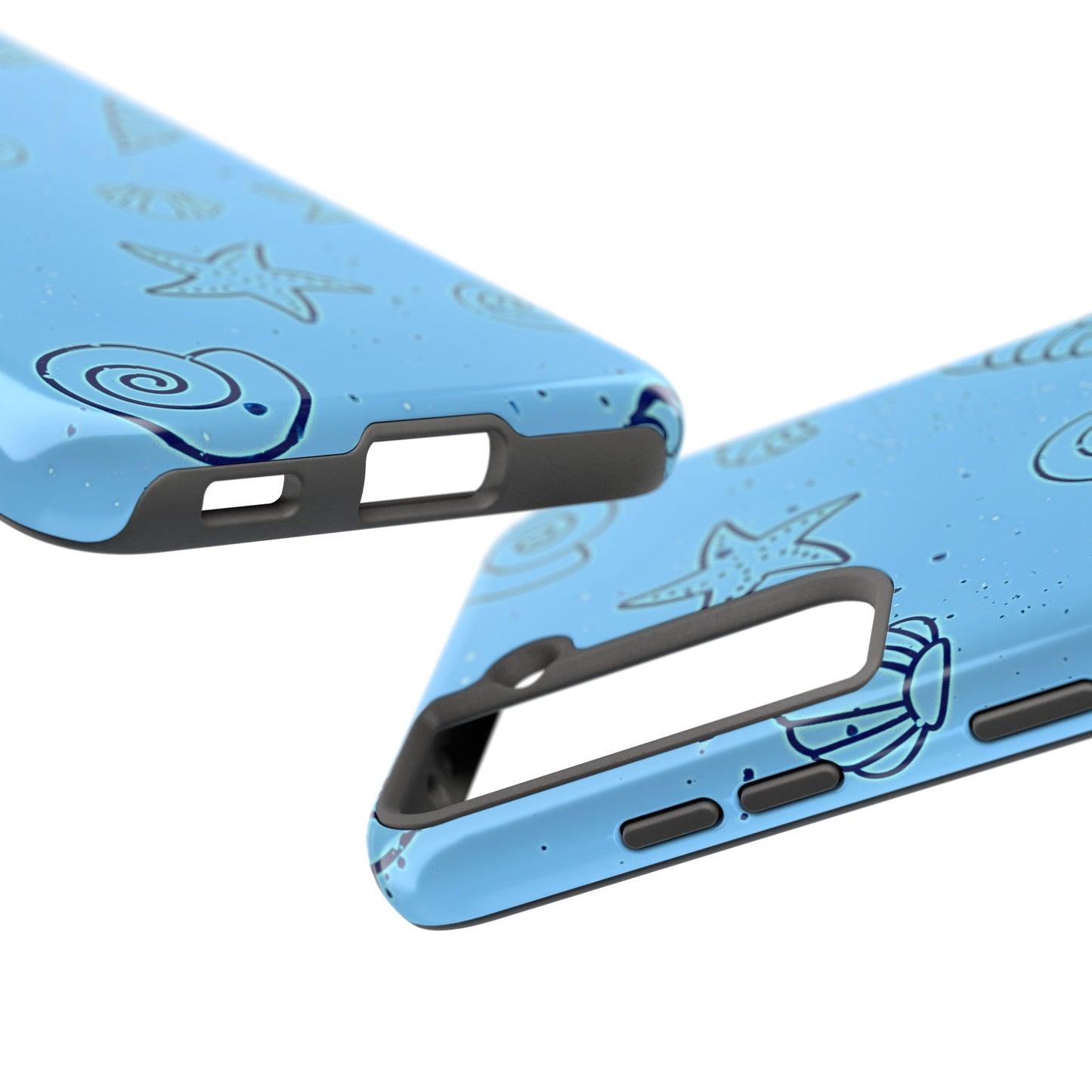 Funda resistente para teléfono Shells azul claro | Estética