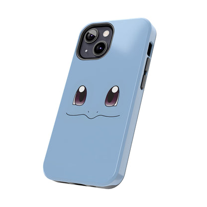 Blue Turtle Simple Blue Smile Tough Phone Case | Anime