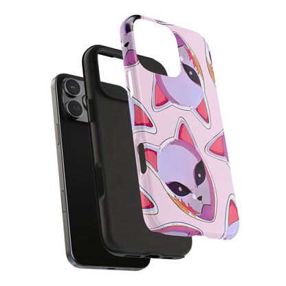 Sabito Fox Mask Pattern Tough Phone Case | Anime - Demon Slayer
