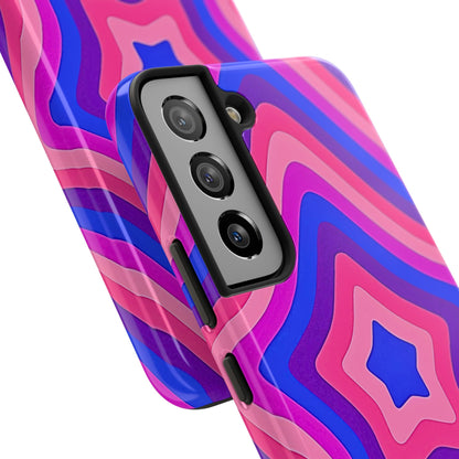Funda resistente para teléfono con diseño de estrella retro | Estética