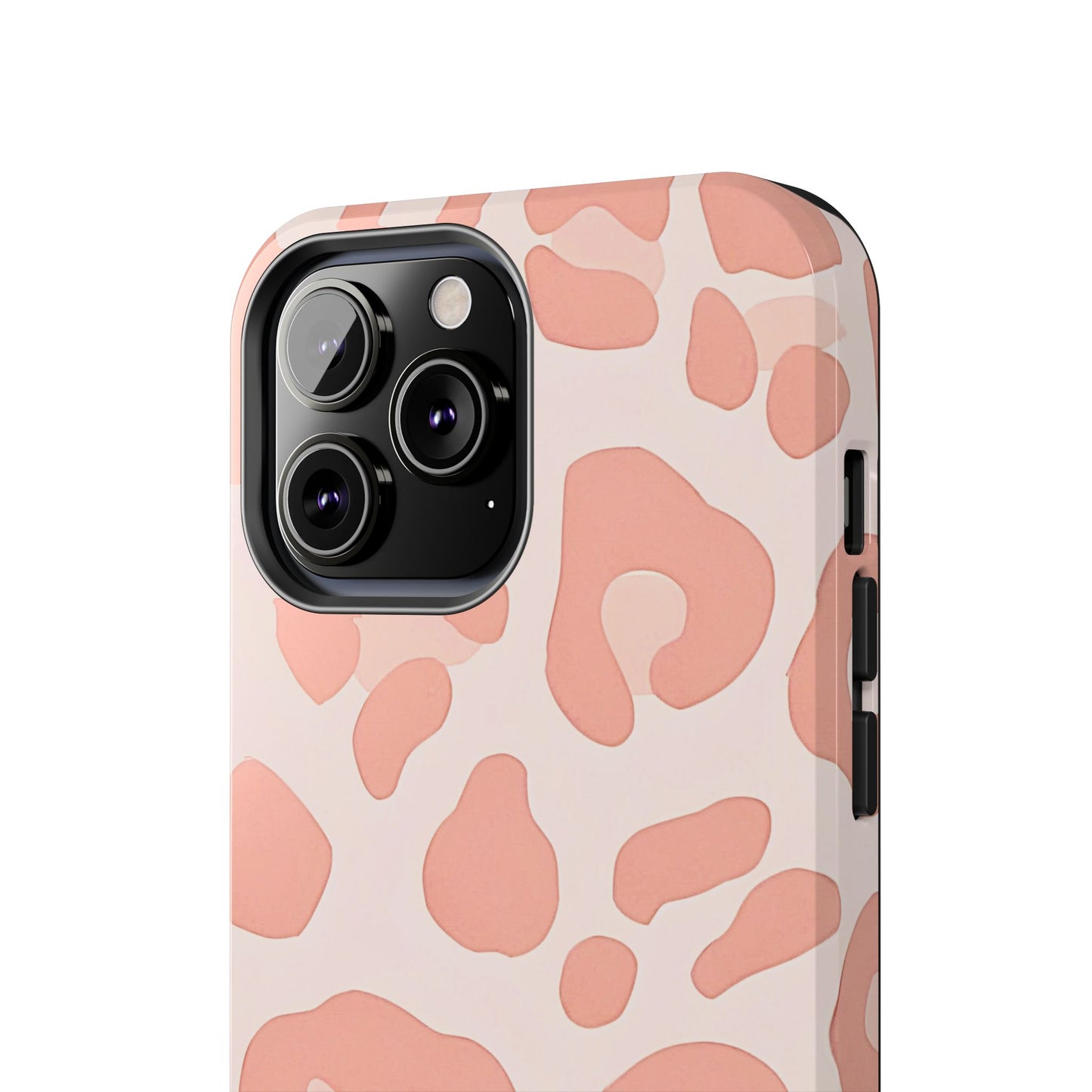 Funda resistente para teléfono con estampado de leopardo rosa preppy | Estética